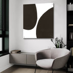 Curvilinear 1 by Chris Paschke - 36x36 acrylic wall art in a room