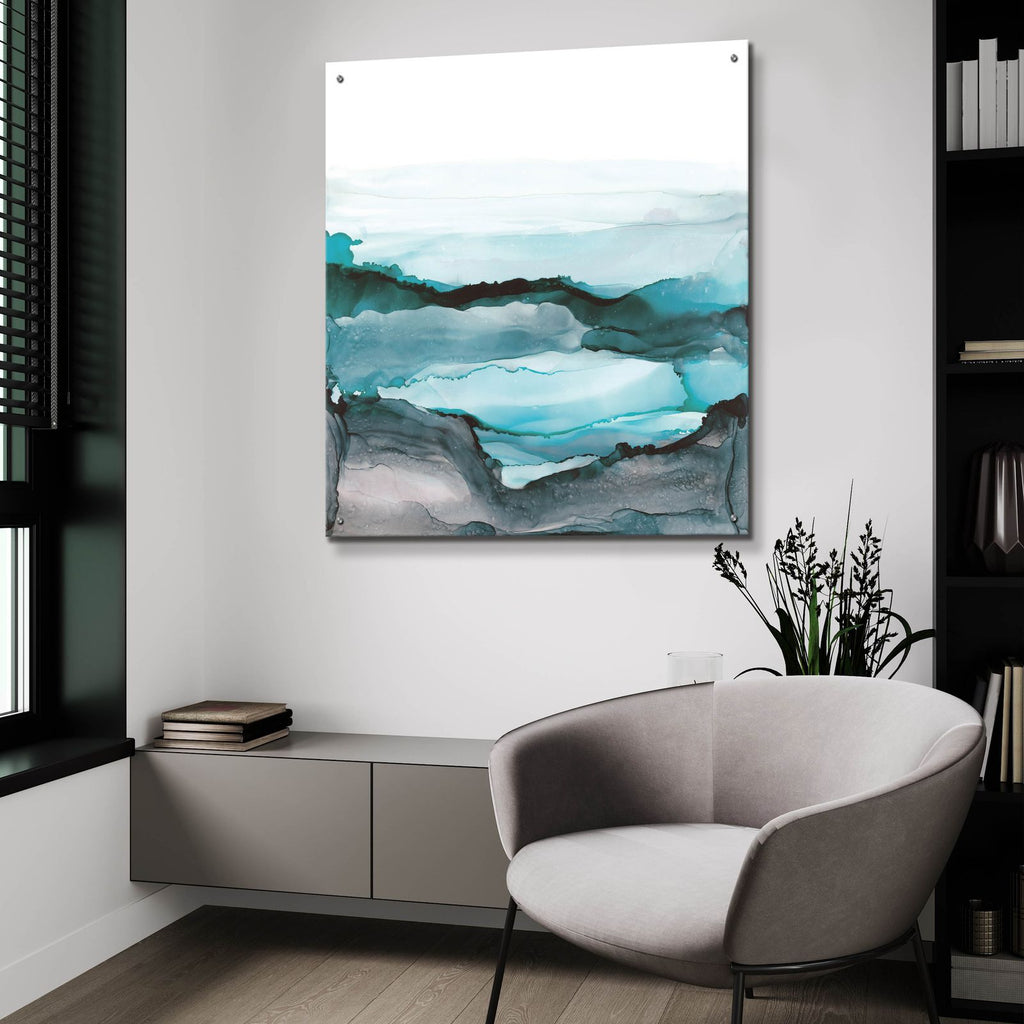 Aquascape 2 by Chris Paschke - 36x36 acrylic wall art in a room