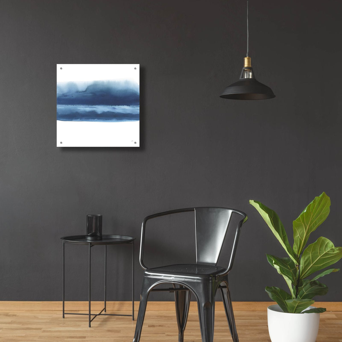Serenity Sea 6 by Chris Paschke - 24x24 acrylic wall art in a room