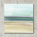 Linear Emerald 1 by Chris Paschke - 12x12 acrylic wall art in a room