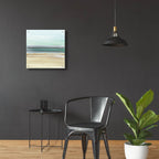 Linear Emerald 1 by Chris Paschke - 24x24 acrylic wall art in a room