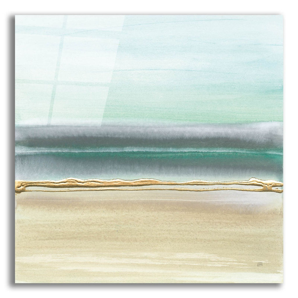 Linear Emerald 1 by Chris Paschke acrylic glass wall art