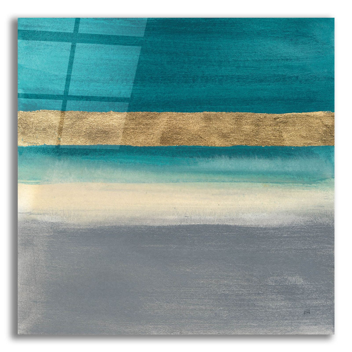 Gold Emerald 2 by Chris Paschke acrylic glass wall art