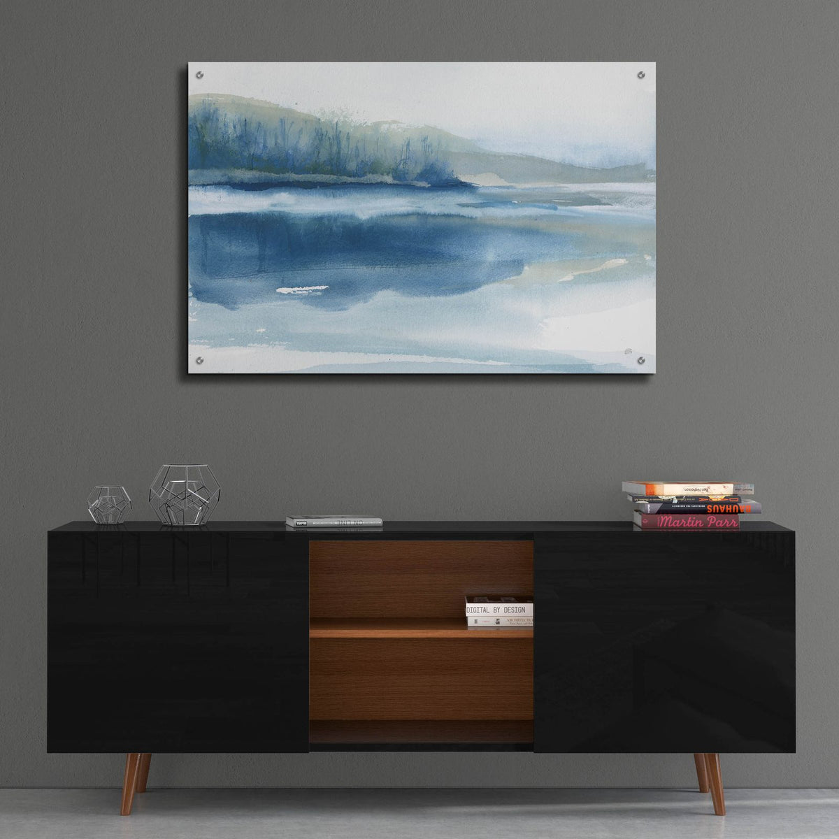 Blue Fog 2 by Chris Paschke - 36x24 acrylic wall art in a room