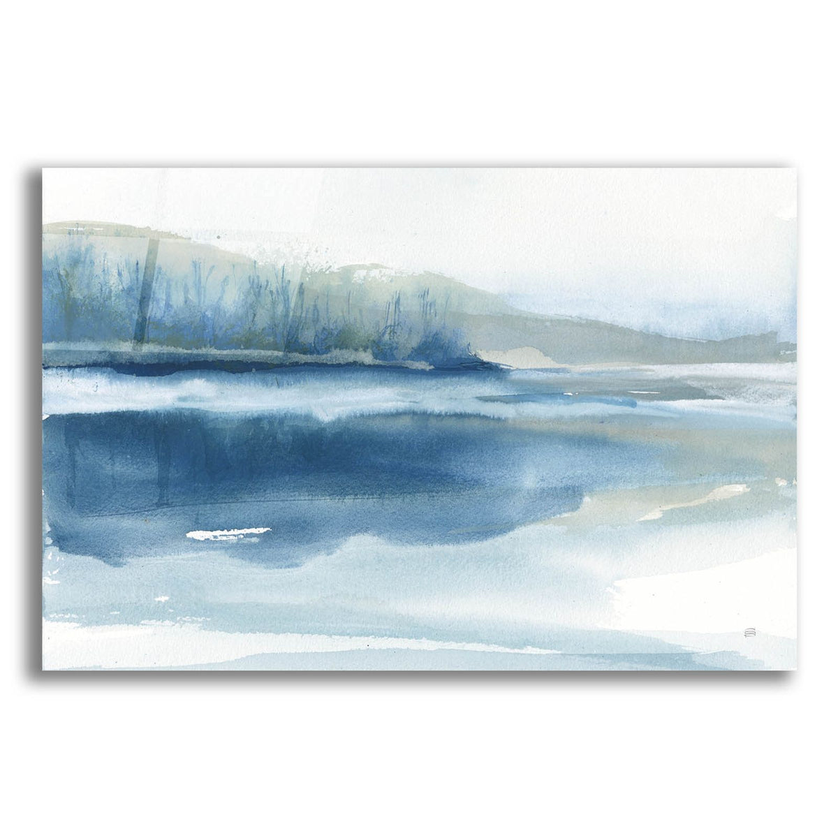 Blue Fog 2 by Chris Paschke acrylic glass wall art