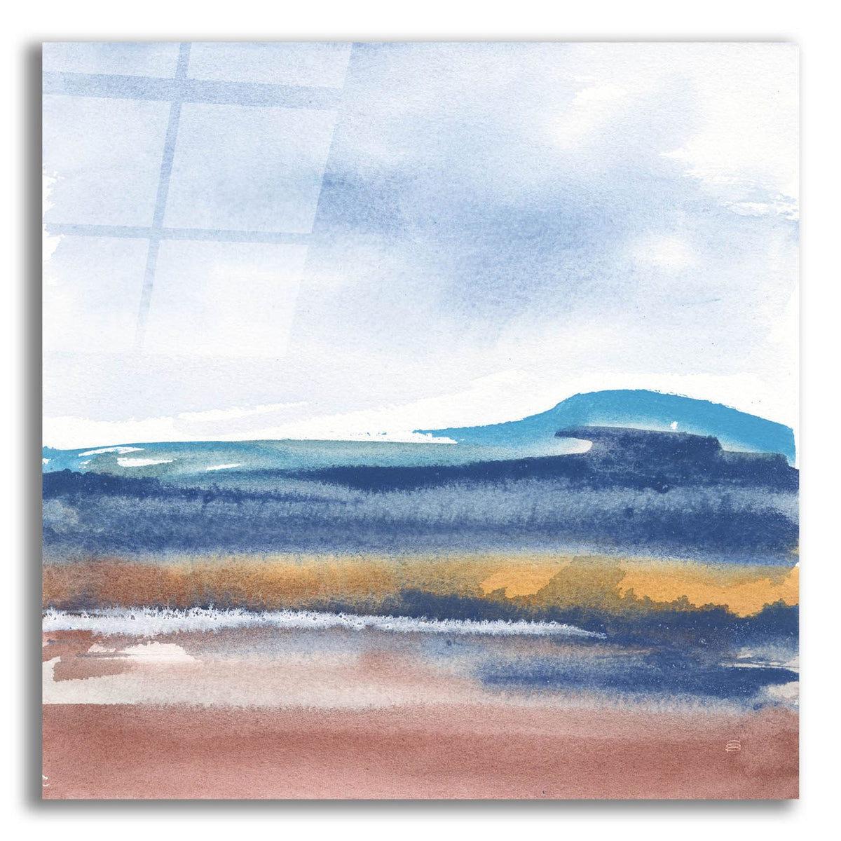 Grounded Rust 2 by Chris Paschke acrylic glass wall art