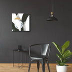 Many Moons 3 by Chris Paschke - 24x24 acrylic wall art in a room