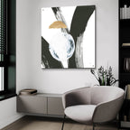 Many Moons 3 by Chris Paschke - 36x36 acrylic wall art in a room