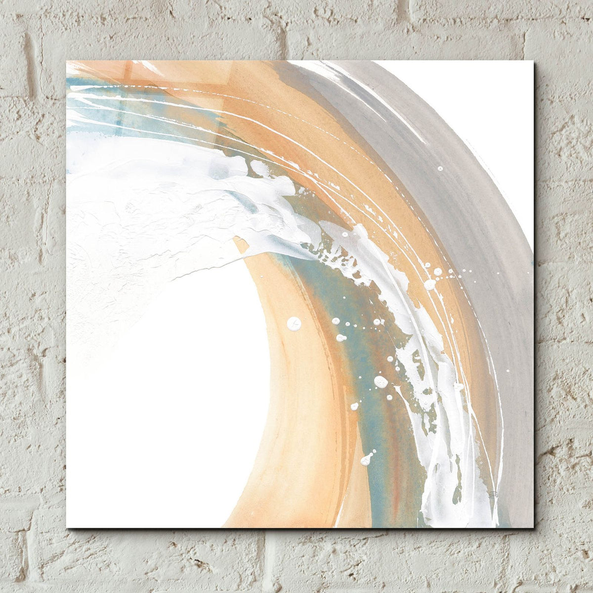 White Dots 2 by Chris Paschke - 12x12 acrylic wall art in a room