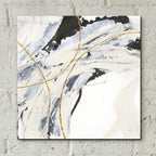 Gold And Cream 2 by Chris Paschke - 12x12 acrylic wall art in a room