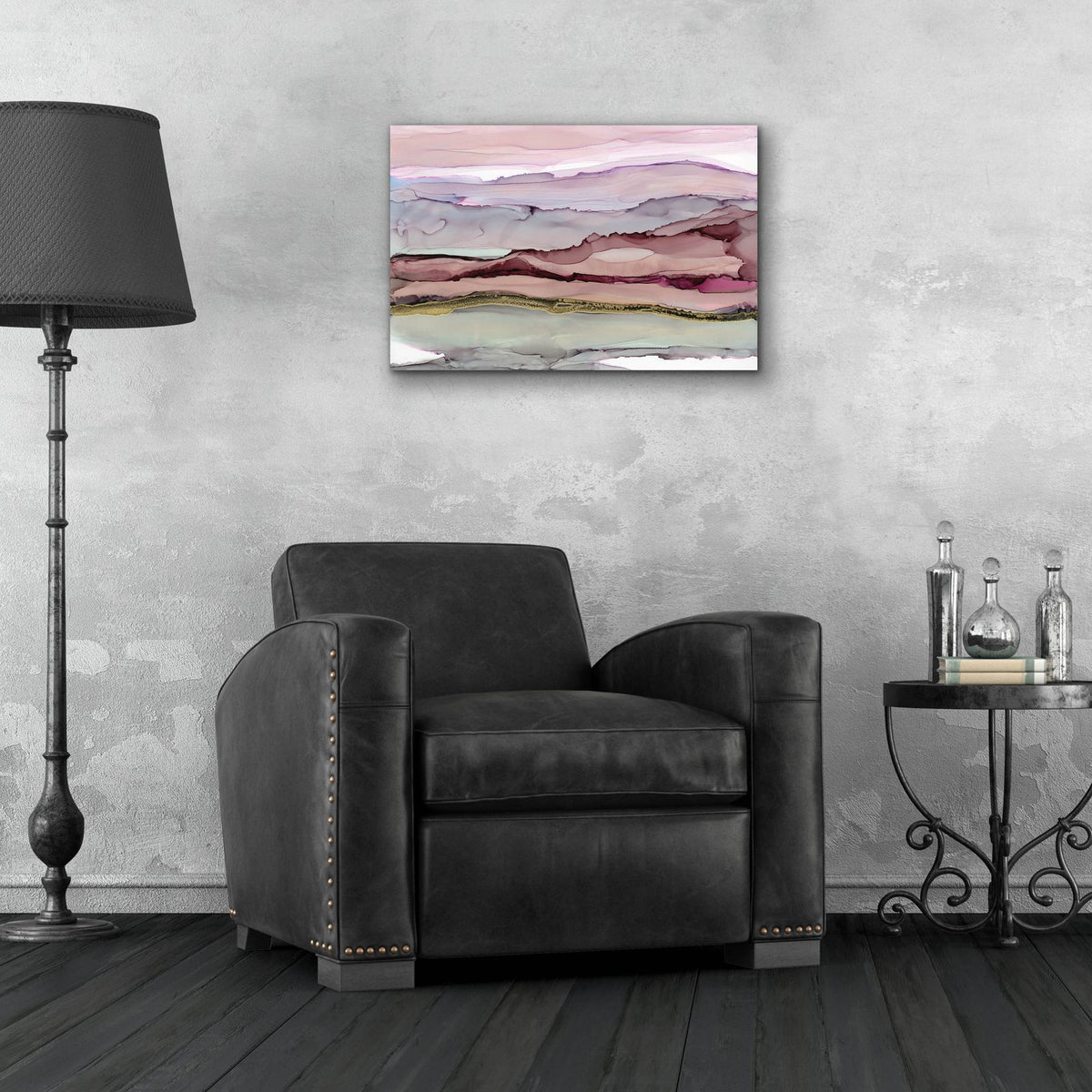 The Vineyard 1 by Chris Paschke - 24x16 acrylic wall art in a room