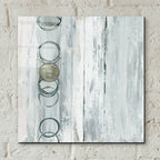 Whitewashed Emerald 1 by Chris Paschke - 12x12 acrylic wall art in a room