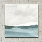 Tranquil Silver Sea 1 by Chris Paschke - 12x12 acrylic wall art in a room