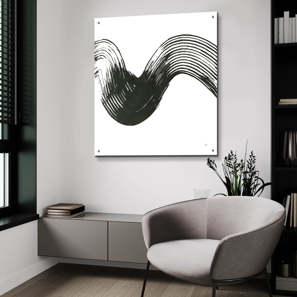 Unparalleled 1 by Chris Paschke - 36x36 acrylic wall art in a room