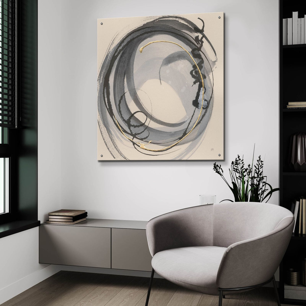 Blurred 2 by Chris Paschke - 36x36 acrylic wall art in a room