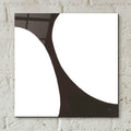 Curvilinear V by Chris Paschke - 12x12 acrylic wall art in a room