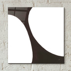 Curvilinear V by Chris Paschke - 12x12 acrylic wall art in a room
