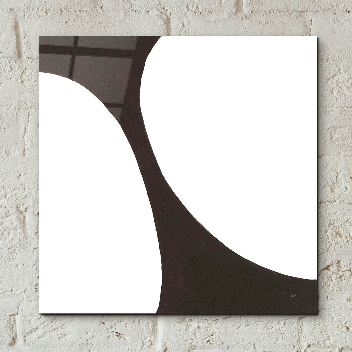 Curvilinear V by Chris Paschke - 12x12 acrylic wall art in a room