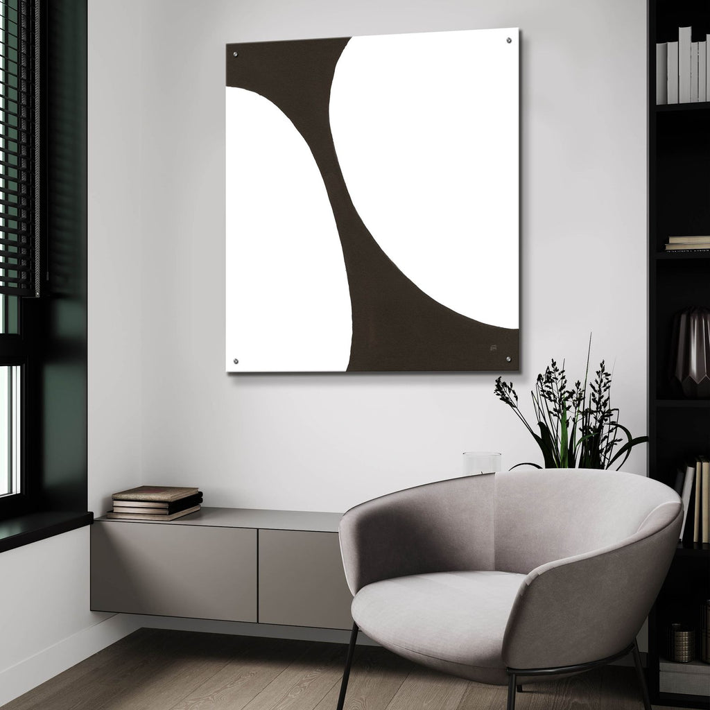 Curvilinear V by Chris Paschke - 36x36 acrylic wall art in a room