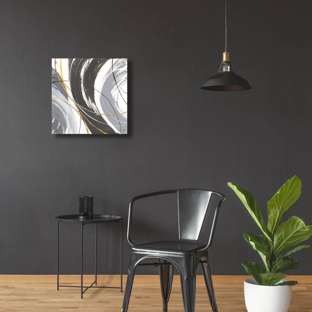 Webbed 3 by Chris Paschke - 24x24 acrylic wall art in a room