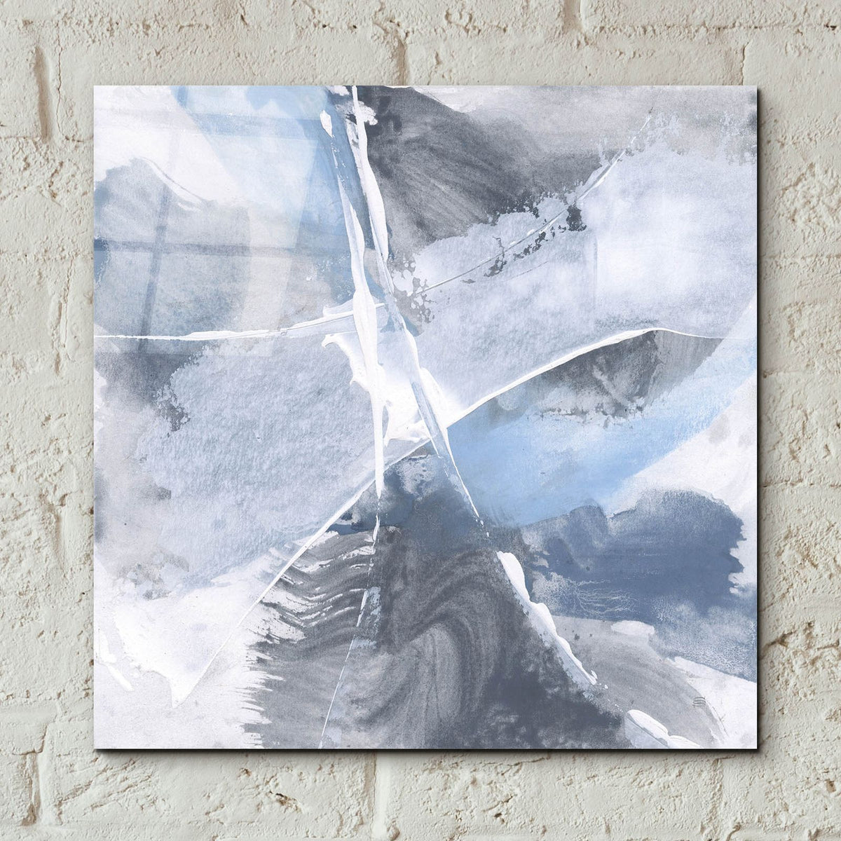 White Line Blues 3 by Chris Paschke - 12x12 acrylic wall art in a room