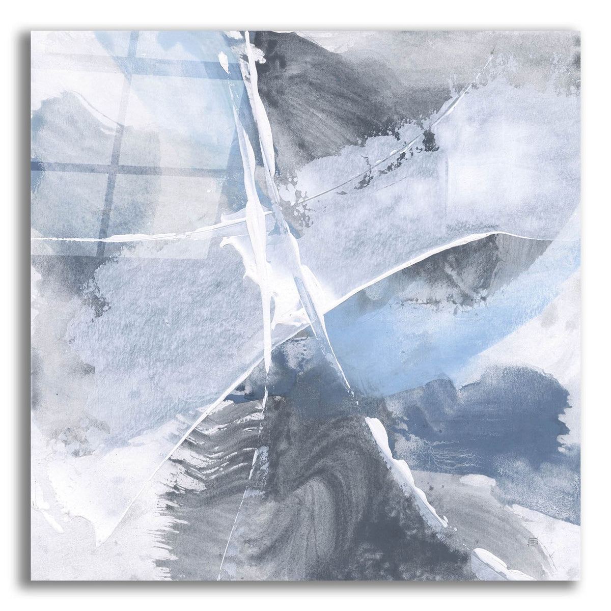 White Line Blues 3 by Chris Paschke acrylic glass wall art