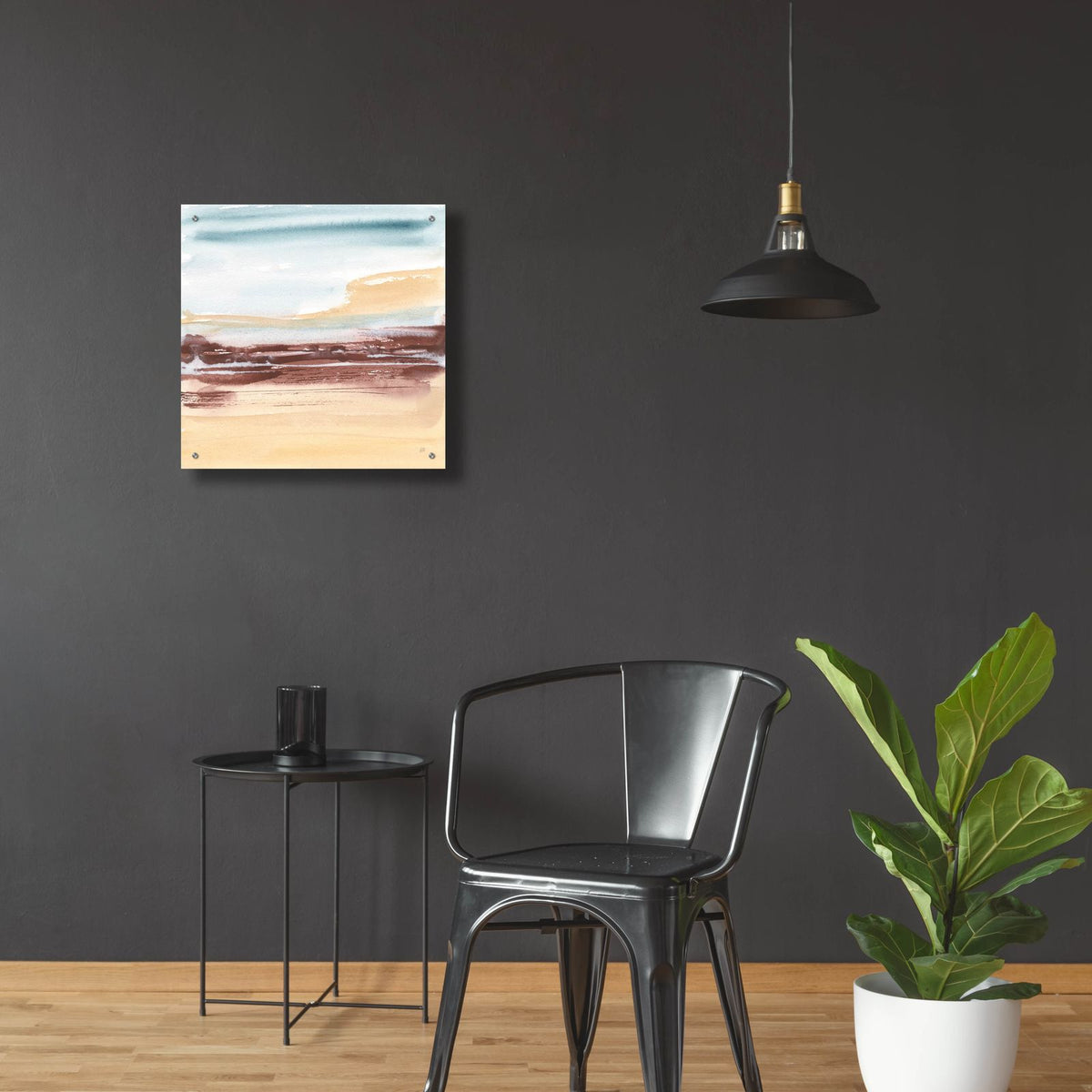 Aquatic Sky 2 by Chris Paschke - 24x24 acrylic wall art in a room