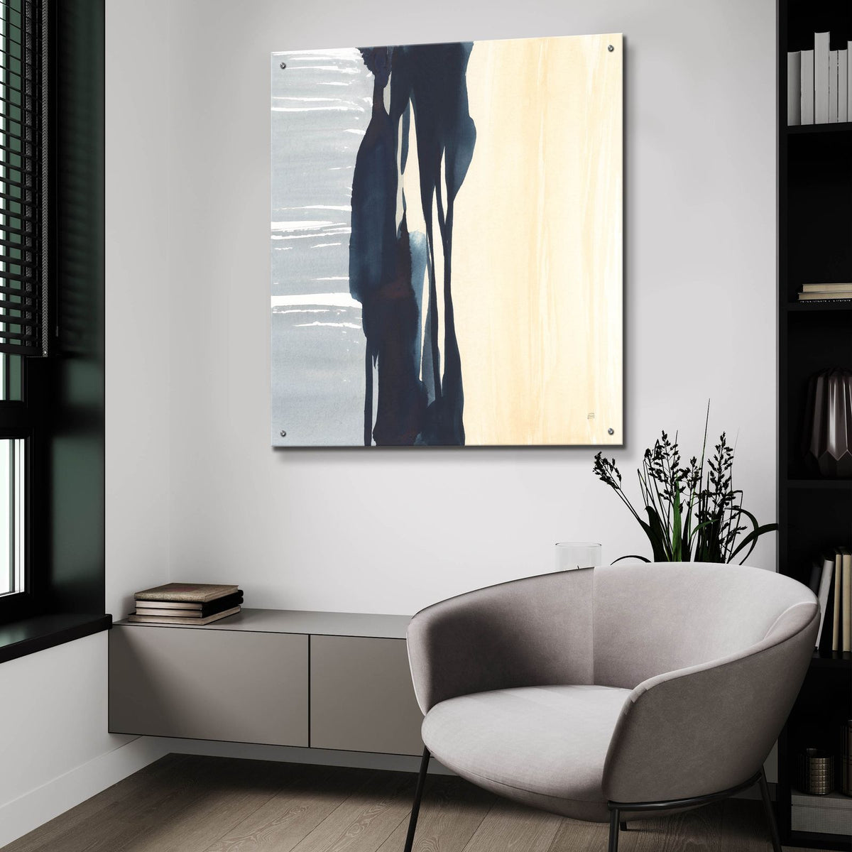Musings 2 by Chris Paschke - 36x36 acrylic wall art in a room