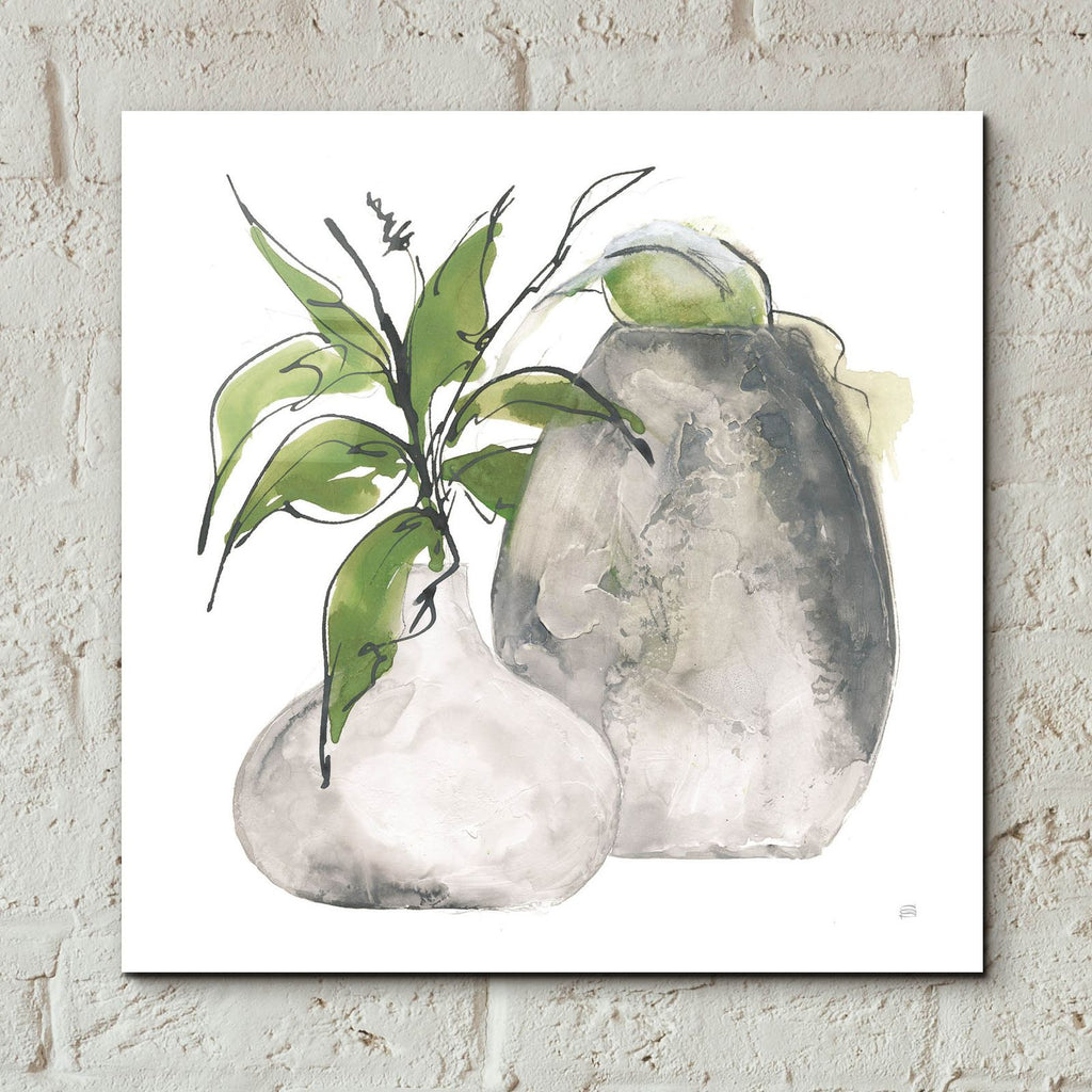 Two Vases 1 by Chris Paschke - 12x12 acrylic wall art in a room