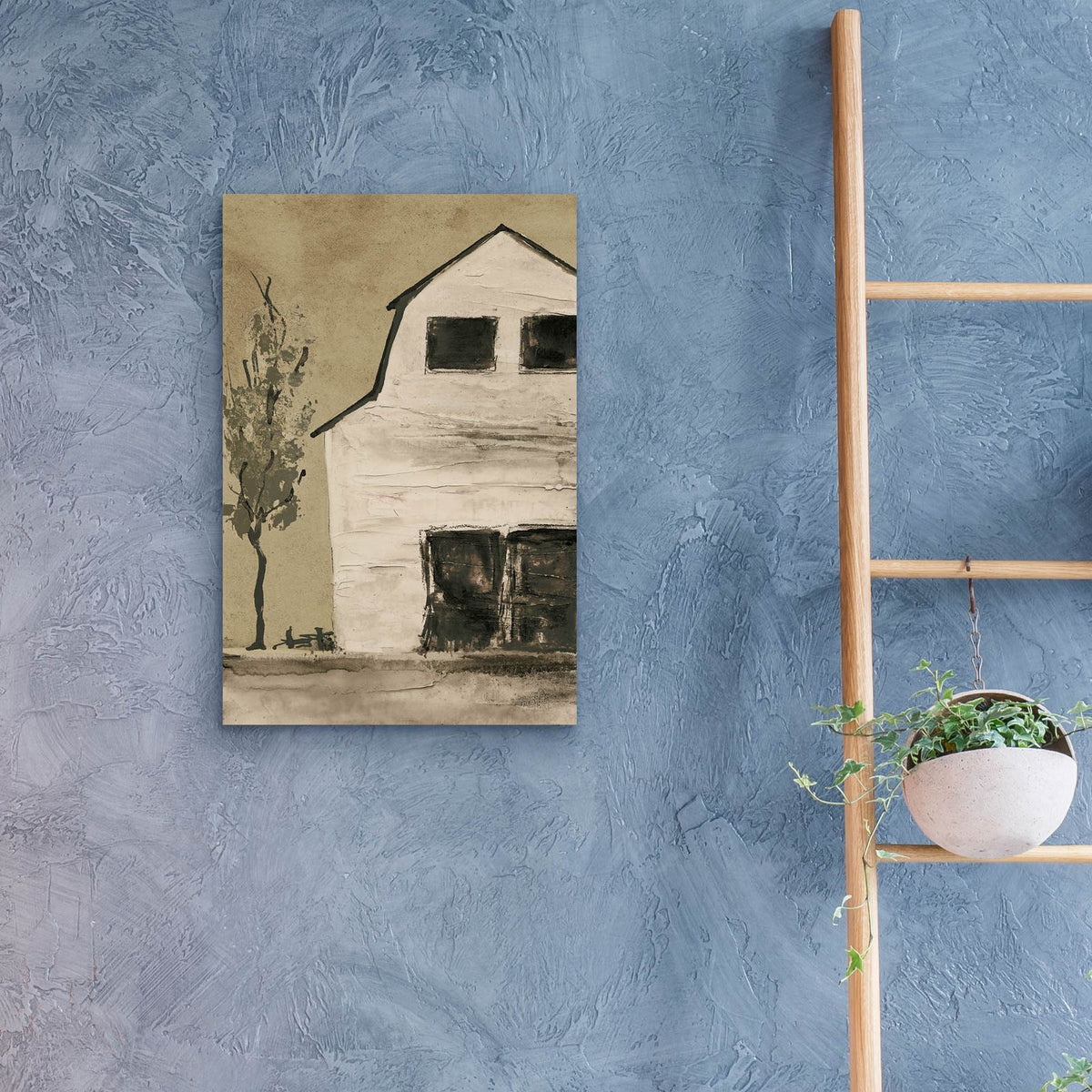 Brown Barn 4 by Chris Paschke - 16x24 acrylic wall art in a room