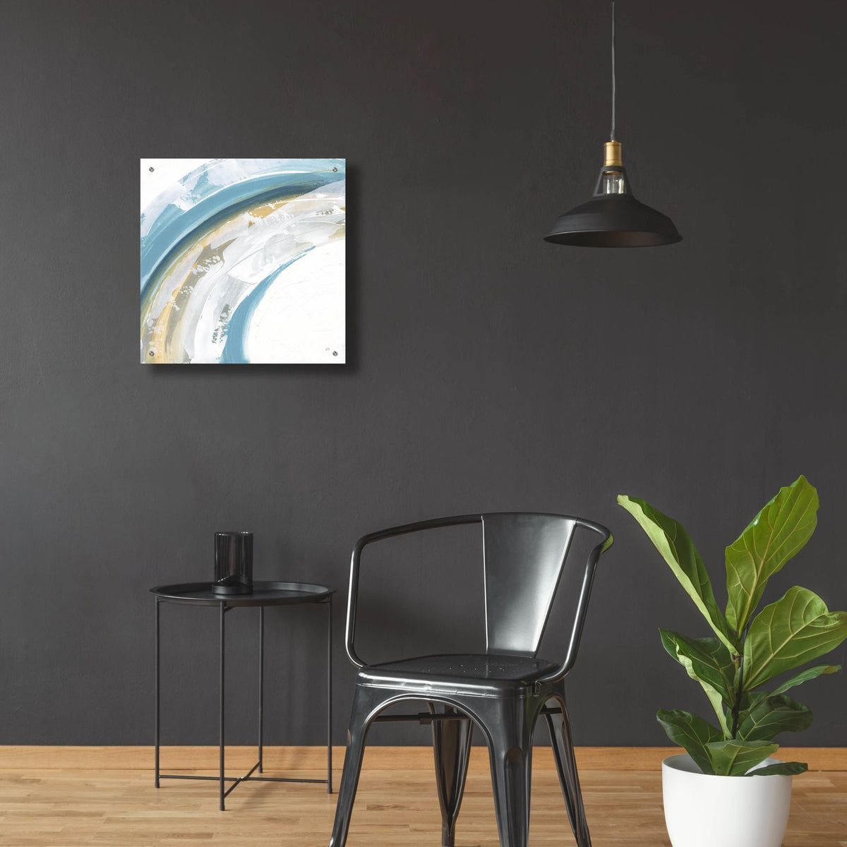 Cyclical 1 by Chris Paschke - 24x24 acrylic wall art in a room