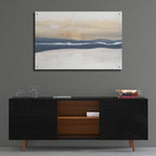 Tonal Blue Gray 4 by Chris Paschke - 36x24 acrylic wall art in a room