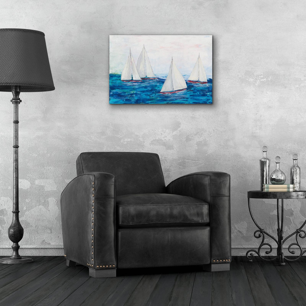 Broad Reach by Courtney Prahl - 24x16 acrylic wall art in a room