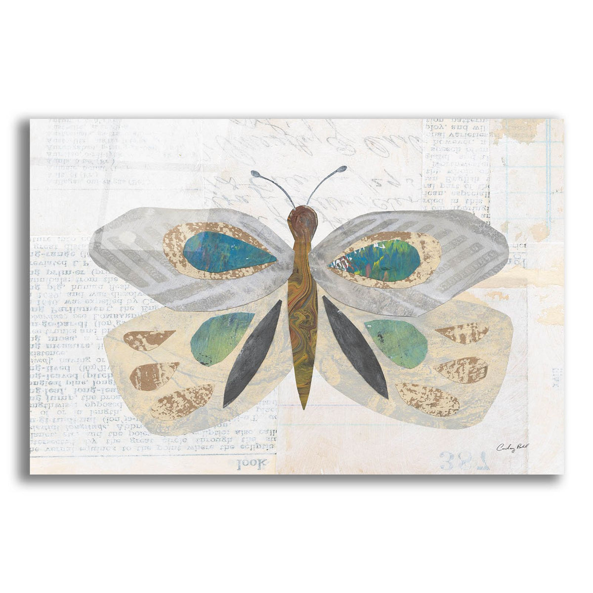 Gentle Butterfly 1 by Courtney Prahl acrylic glass wall art