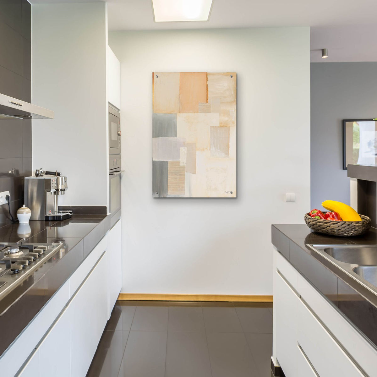 Layered by Courtney Prahl - 24x36 acrylic wall art in a room