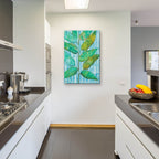 Lively Leaves by Courtney Prahl - 24x36 acrylic wall art in a room