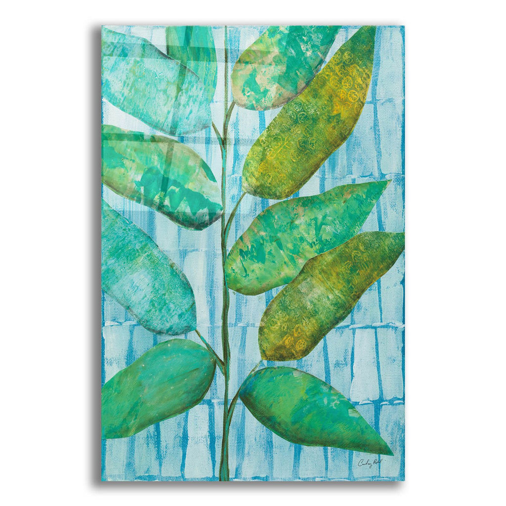 Lively Leaves by Courtney Prahl acrylic glass wall art