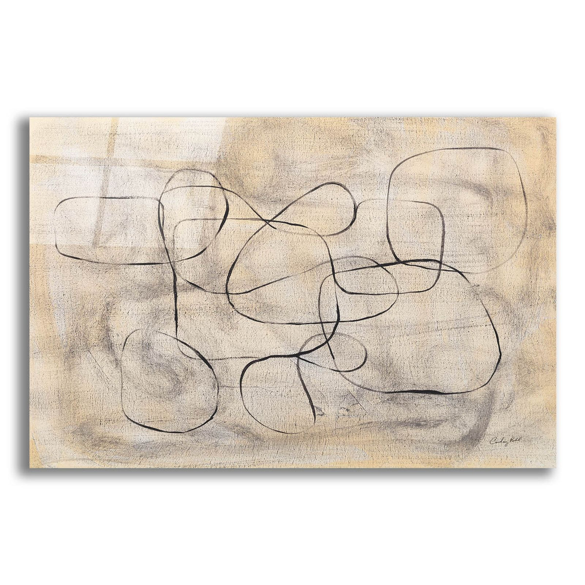 Loopy by Courtney Prahl acrylic glass wall art
