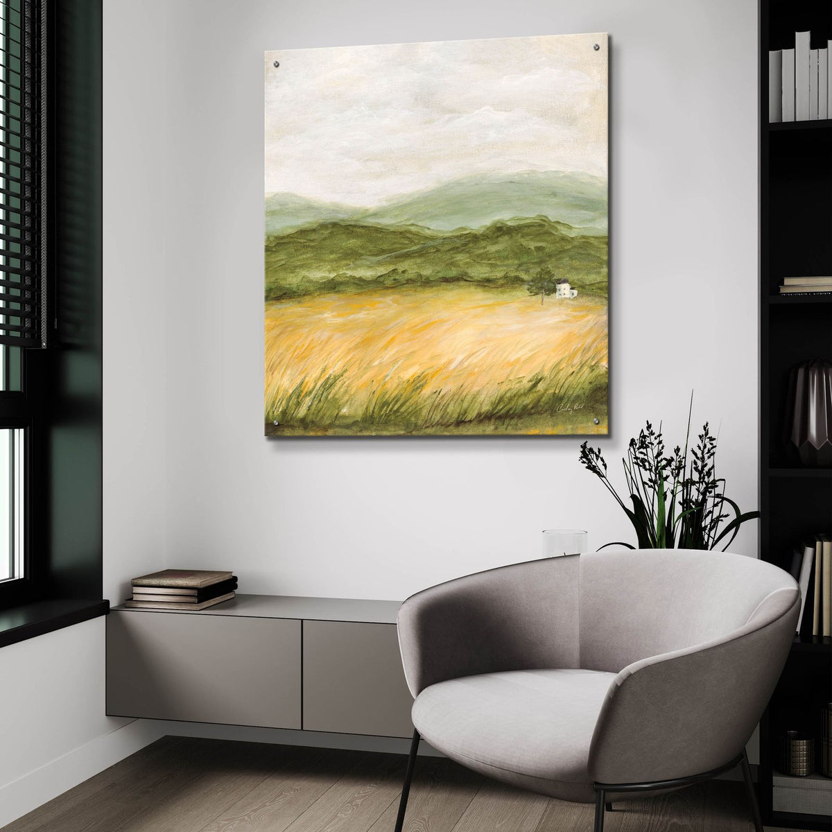 Windswept 2 by Courtney Prahl - 36x36 acrylic wall art in a room