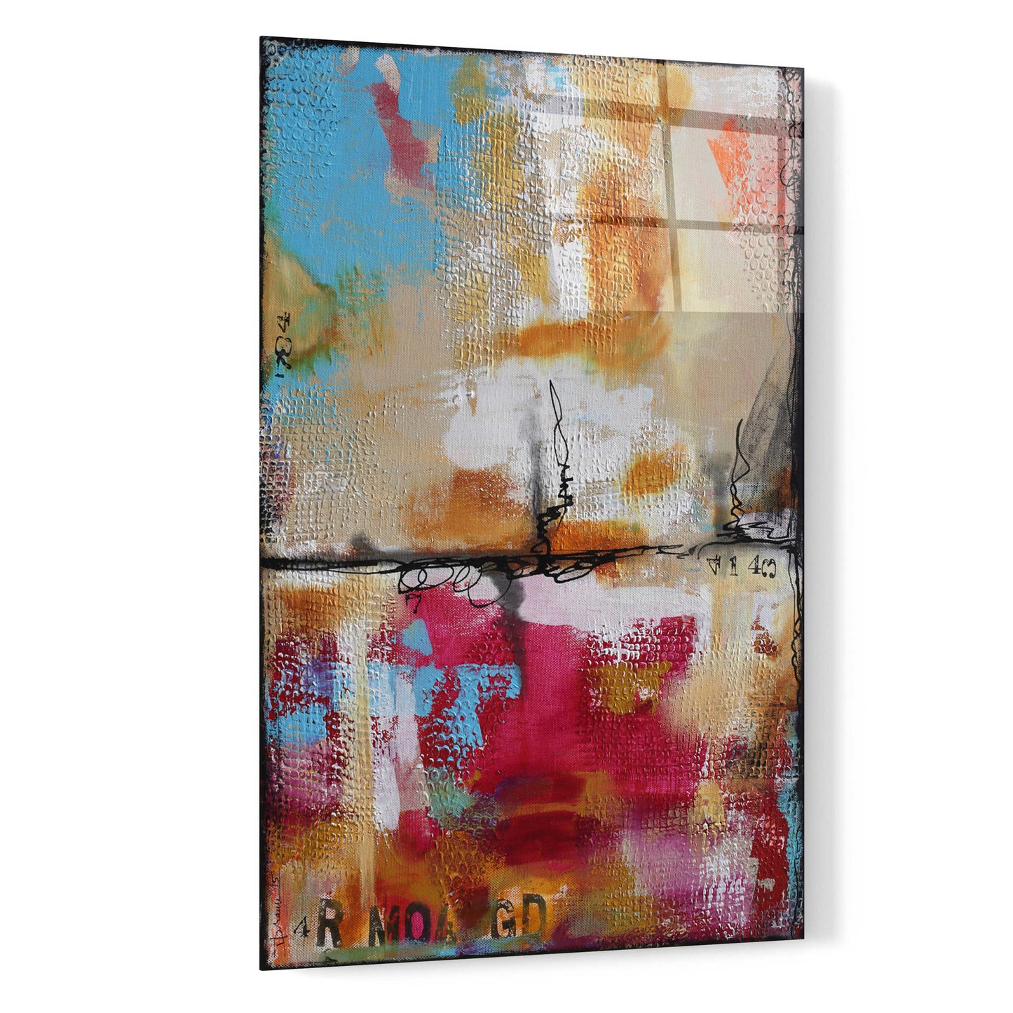 Epic Art 'Wine and Unwind' by Alexander Gunin,  Acrylic Glass Wall Art,16x24