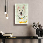 Heterochromia Blep by Anika Goodhue - 16x24 acrylic wall art in a room