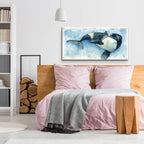 Laundromat Orca by Anika Goodhue - 48x24 acrylic wall art in a room