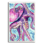 Snow Day Octopus by Anika Goodhue acrylic glass wall art