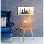 The Christmas Lineup by Anika Goodhue - 24x12 acrylic wall art in a room