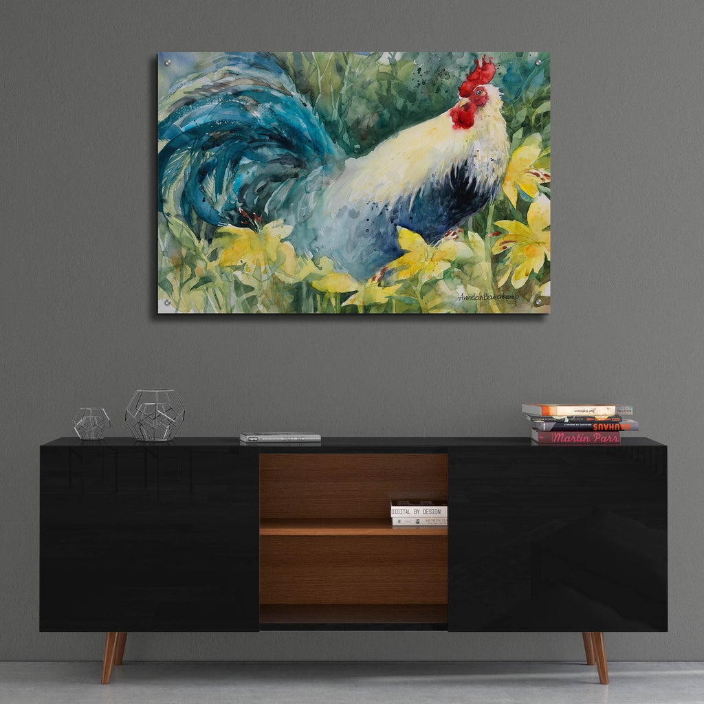 Among The Lilies by Annelein Beukenkamp - 36x24 acrylic wall art in a room