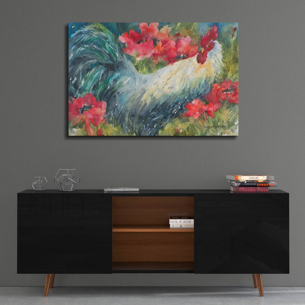 Among The Poppies by Annelein Beukenkamp - 36x24 acrylic wall art in a room