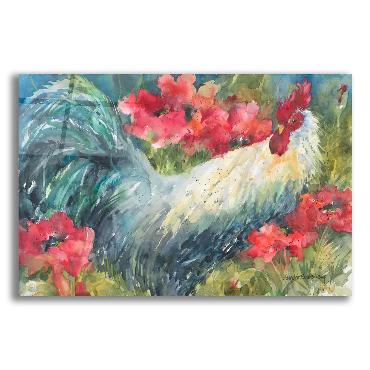 Among The Poppies by Annelein Beukenkamp acrylic glass wall art
