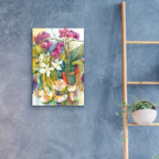 Apples & Orchids, by Annelein Beukenkamp - 16x24 acrylic wall art in a room
