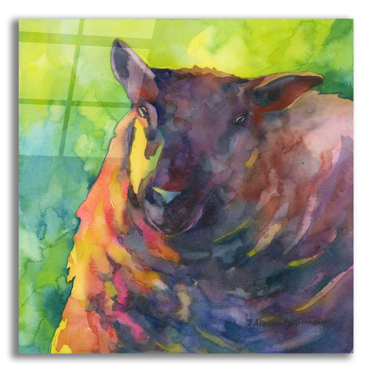 Baa Baa Black Sheep by Annelein Beukenkamp acrylic glass wall art