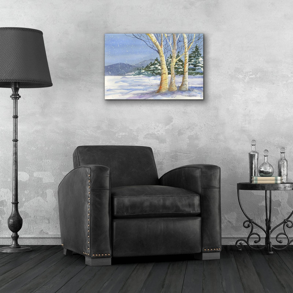 Birch 3 by Annelein Beukenkamp - 24x16 acrylic wall art in a room